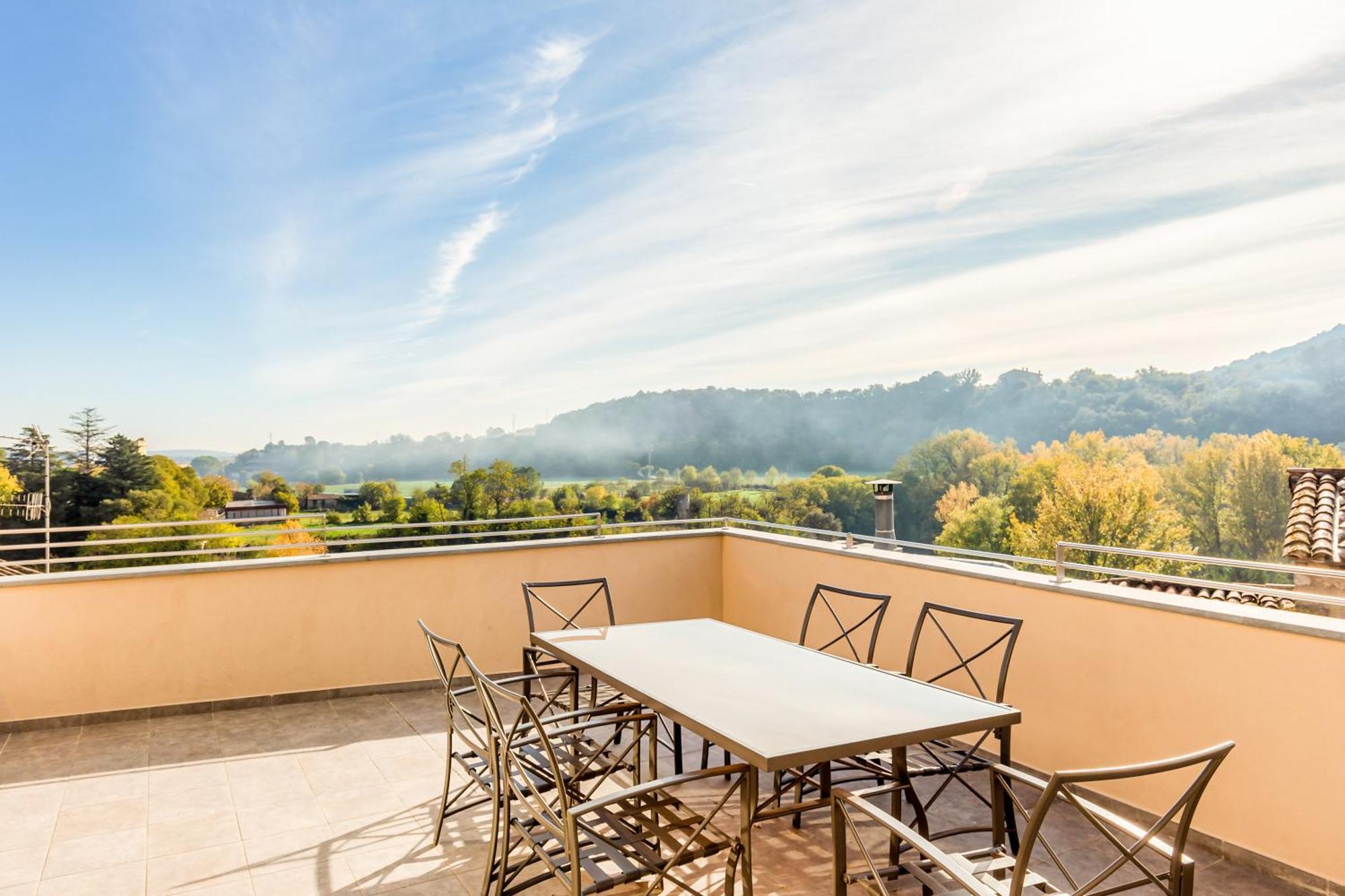 Can Cintet 3 Apartamento Con Terraza En Besalú Esterno foto