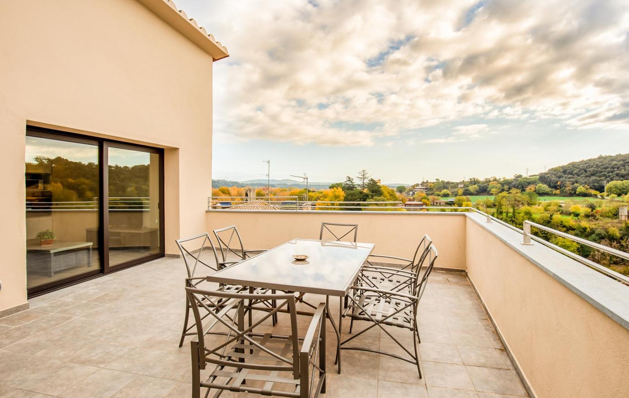 Can Cintet 3 Apartamento Con Terraza En Besalú Esterno foto