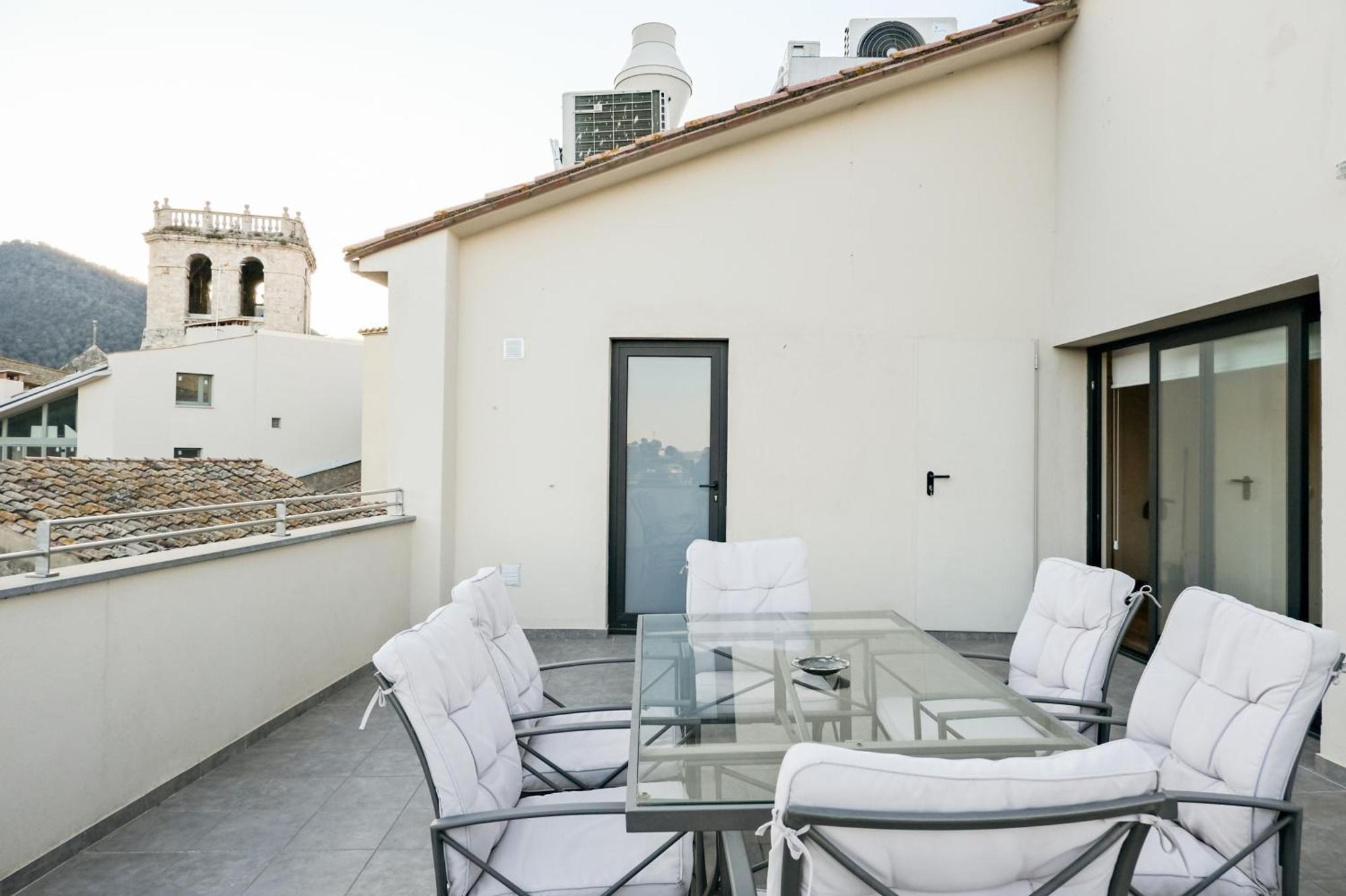 Can Cintet 3 Apartamento Con Terraza En Besalú Esterno foto