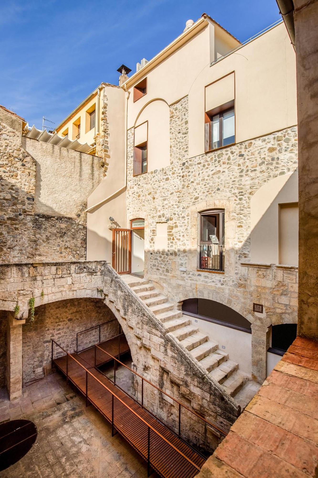Can Cintet 3 Apartamento Con Terraza En Besalú Esterno foto