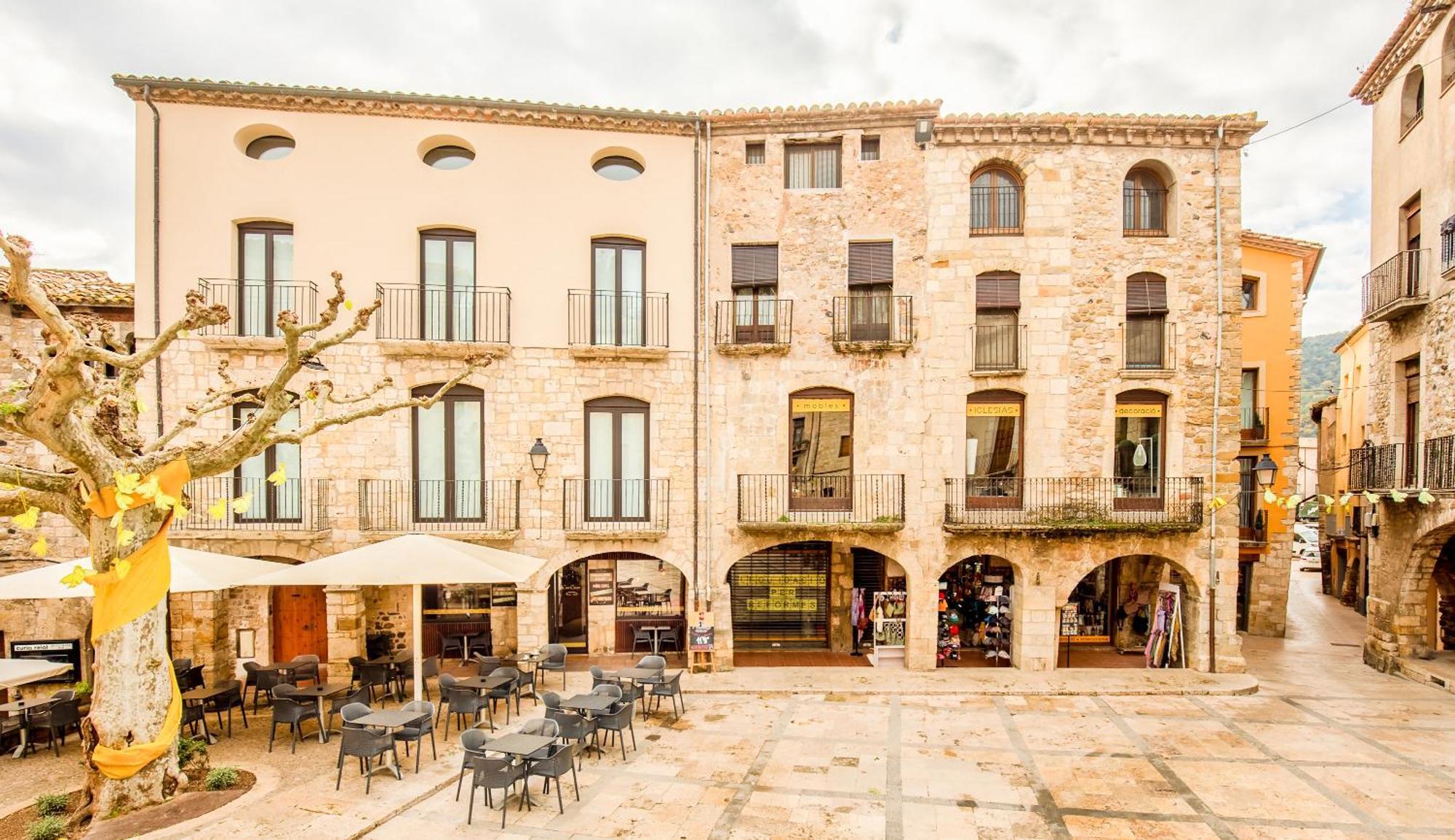 Can Cintet 3 Apartamento Con Terraza En Besalú Esterno foto